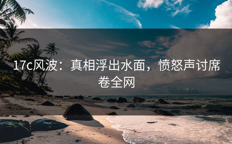 17c风波：真相浮出水面，愤怒声讨席卷全网