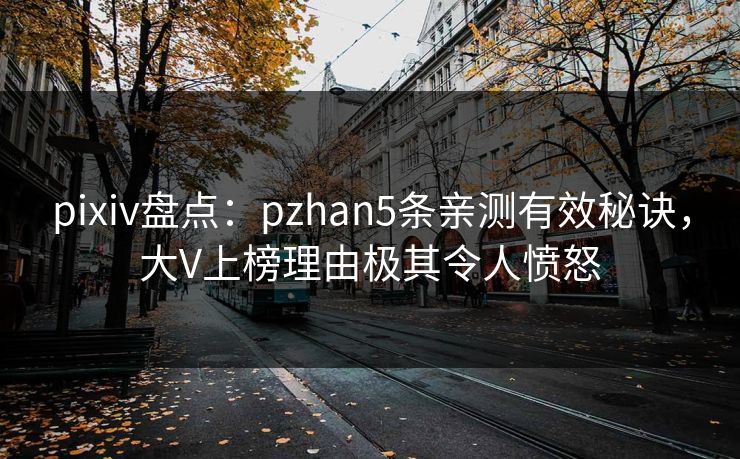 pixiv盘点：pzhan5条亲测有效秘诀，大V上榜理由极其令人愤怒